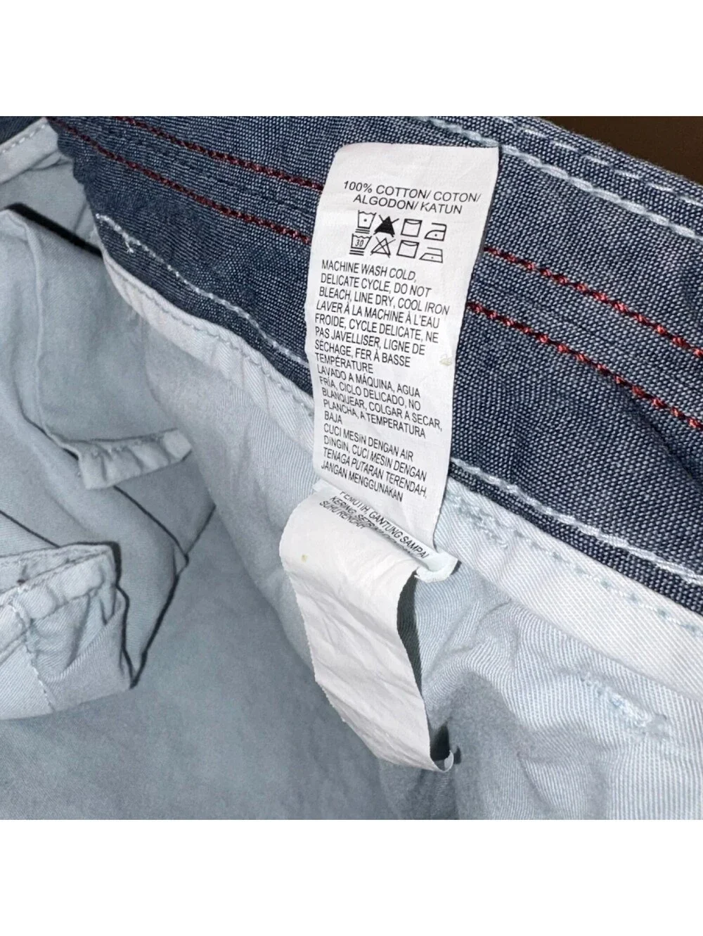 Lucky Brand Men's Chino Shorts Size 34 Blue 10